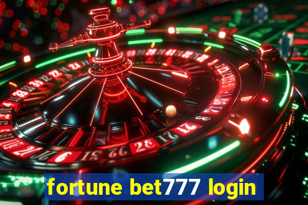 fortune bet777 login